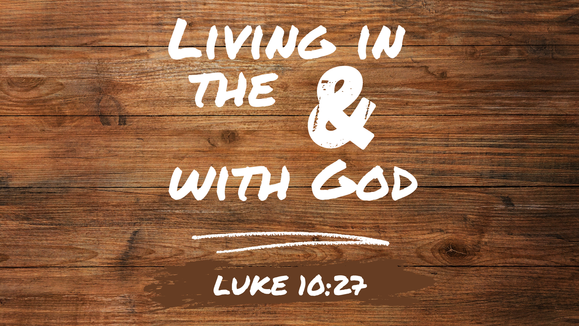 Andover UMC Living In The & worship series